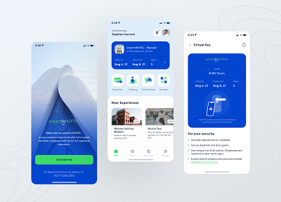 Hotel iOs App app booking clean fireart fireart studio hotel ios light minimal search ui ux