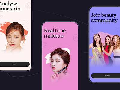 Skincare & Beauty Mobile App android app animation beauty app beauty ecommerce beauty mobile app beauty product app beauty service app beauty store cosmetics app cosmetics product app ios luxury app design makeup app makeup product skincare app skincare mobile app skincare product app skincare service app ui animation