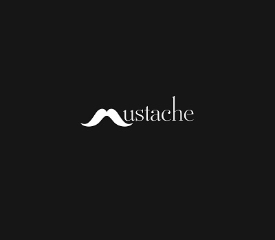 Logo concept "Mustache" adobe illustrator design ecdesign elvincefer graphicdesigner logo logodesign logomark logotype