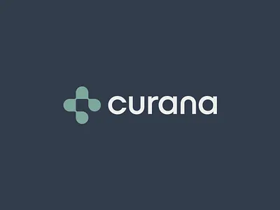 Curana care clinic connect cross curana cure doctor health icon logo mark medical patient symbol