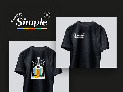 Tshirt Design branding color color palette color scheme design eye icon illustration logo palette rainbow shirt simple spectrum sticker tshirt typography vector wix