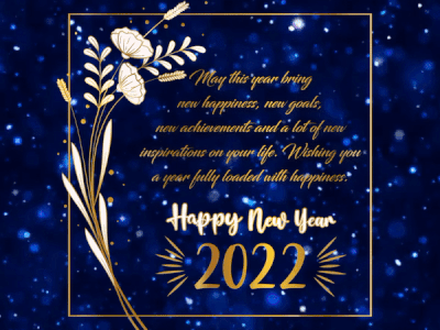 2022 New year wishes animation graphic design greetings illustration message motion graphics new year popup card wish