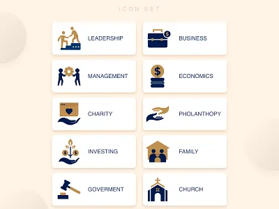 ICON SET design flat illustration illustration design vector