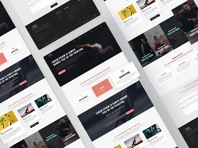 Fitness Landing page Concept figma figmadesign firness fitness training landing page physical exercise trainer ui design web design