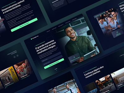 Marketing Agency Lading Page agency design homepage landing page landingpage marketing marketing landingpage marketing website ui uidesign ux uxdesign web design webdesign website