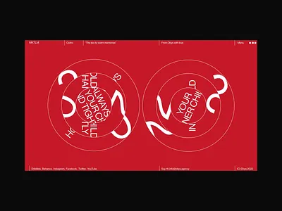 MKTLM christmas interaction longread minimalism motion motion graphics new year story typography ui ux web webdesign