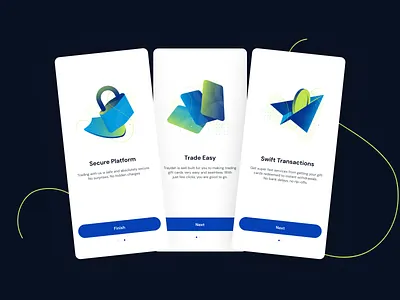 Introduction Screens branding design illustration ui vector