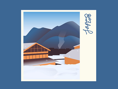 16. Summit colorful illustration illustrator minimal peak photograph snow summit vector