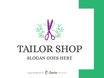 Tailor Shop Logo apparel logo boutique logo branding free logo free logo maker logo logo design logo maker sewing logo tailor shop logo