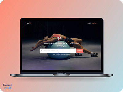 Search bar 022 challenge dailyui figma fitness productdesign search ui design