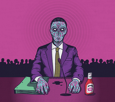 Zuck Cancer! alien beer brewery can art cancer craft drekker brewing facebook illustration label lizard people meta packaging texture