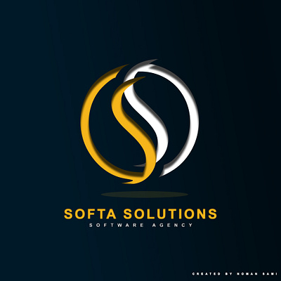 Softa Solution Logo design illustration logo vector