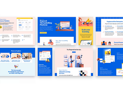 Degreed Website design ui web design website