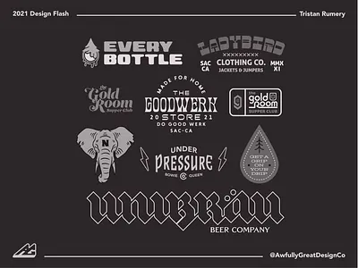 2021 Recap Part 2 badge design beer design branding cannabis branding cannabis design coffee design design flash sheet flat graphic design logo vector