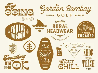 2021 Roundup badge blue branding flash flash sheet gold icon illustration lockup logo logomark modern new year retro script shane harris type typography vintage wordmark