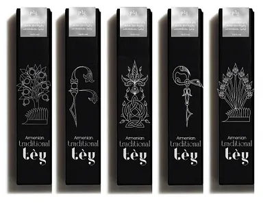 Tea packaging design branding design illustration label logo minimalist mockup packaging vector