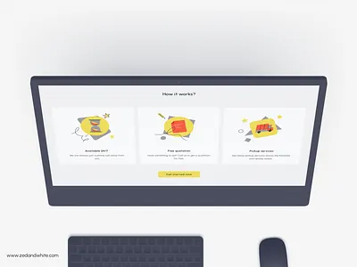 Process Illustrations flat illustrations illustrations landing page minimal mvp process web design web development
