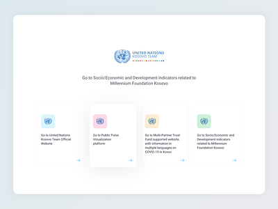 United Nations Kosovo Team - Landing Page clan kosovo landing page modern ui ux