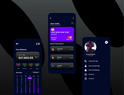 Bank app ui