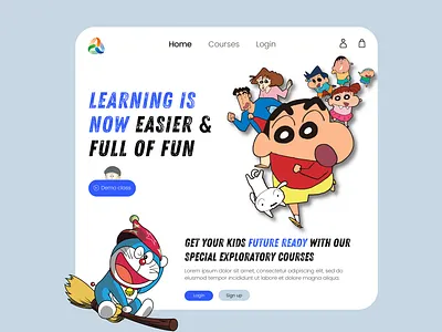 Education Website UI Design animation design education website ui ui uiux