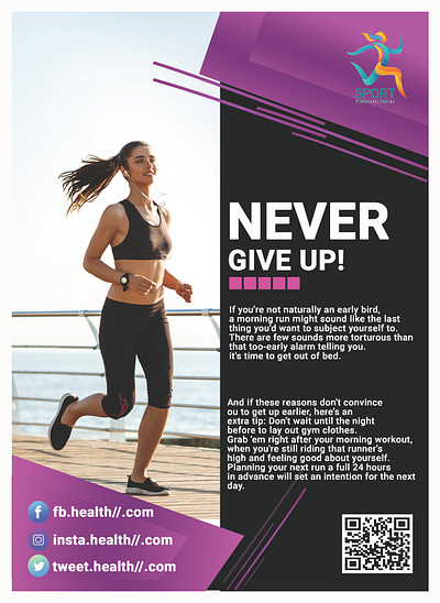 Health Flyer branding broucher flyer graphic design