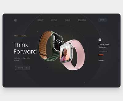 Smart Watch 3d animation branding graphic design logo motion graphics ui
