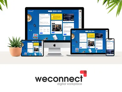 WeConnect Digital Workplace adobe xd casestudy design digital gamification interactiondesign mobile mockup photoshop productdesign prototype research ui uidesign ux uxdesign visualdesign web weconnect workspace