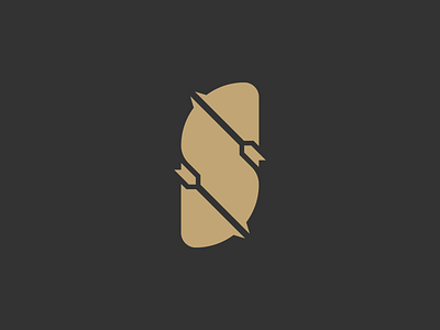 Sloups - Logo Redesign archery bow branding design horse horseback logo modern redesign sport traditional