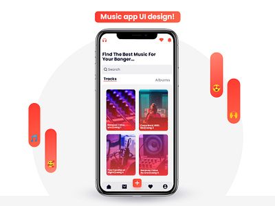 Beautiful Music App UI Design By Safi Ur Rahman app branding design icon illustration logo typography ui ux vector