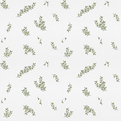 Olive Branch art branch branding design digi digital digital painting digital design fabric graphic design illustration logo nature olive pattern stationery wallpaper