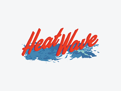 Heat Wave drawing heat illustration lettering retro summer summer logo type typography