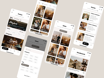 posica app design photography ui ux
