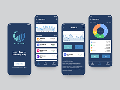 Crypto Currency App Design cryptocurrency ui ux