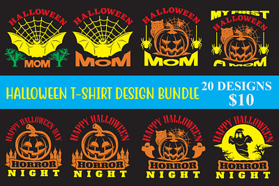 Halloween Tshirt Design Bundle 2022 new year shirt autumn shirt cute ghost design floral ghost shirt halloween dinosaur family shirts halloween party shirt heather roberts art bundle illustration logo trick or treat shirt