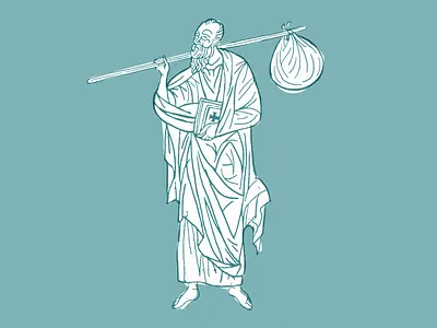 Apostle Paul apostle bible christian church cross figure gospel icon illustration mission missional paul person saint vagabond