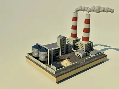 Factory 3d animation art branding design graphic design illustration motion graphics style ui ux vector