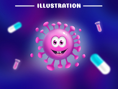 Illustration. Card Game "Cell World". 2d 2dart 2dgame cardgame conceptart corona design game gameassets gamedesign gamedev gameillustration gameui icon illustration logo ui virus