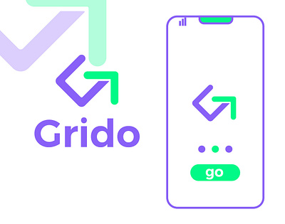 GRIDO LOGO DESIGN branding design designalogo ginitiallogo glogoconcept glogocreation glogodesign logo logoconceptdesign logodesign logotype