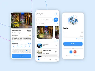booking app android app booking design hotel ios mobile travel ui ux