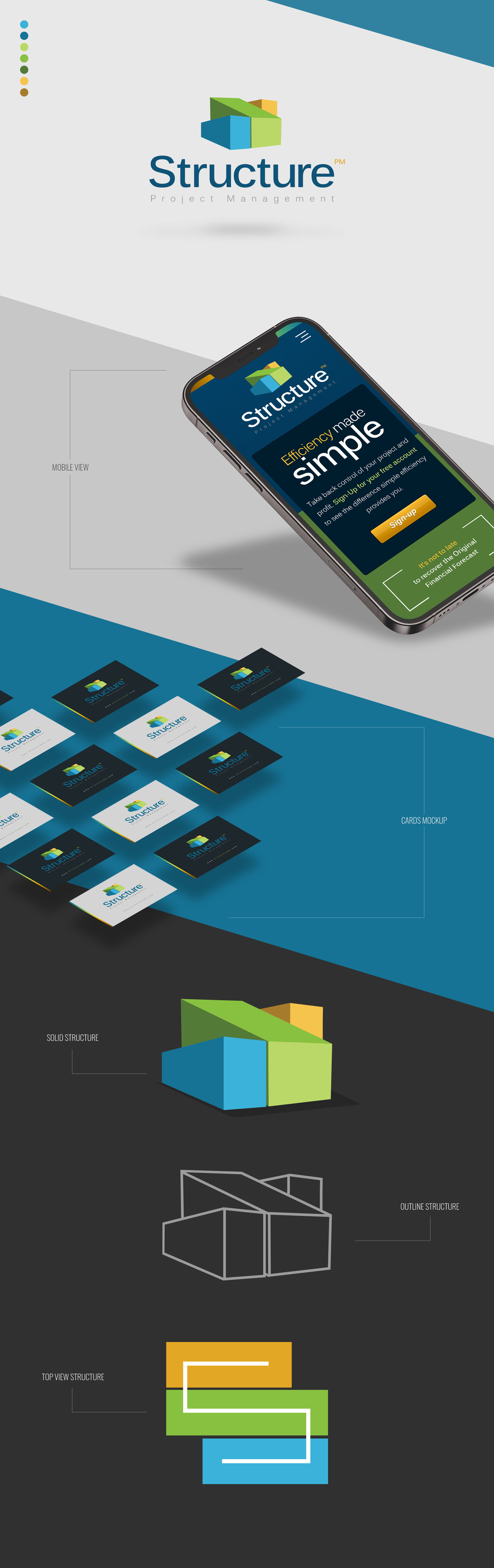 Structure PM | Logo app brand brand designer brand identity brand strategy branding branding design brandmark colorful logo design illustration logo logo design logo development project management ui web web design web designer website