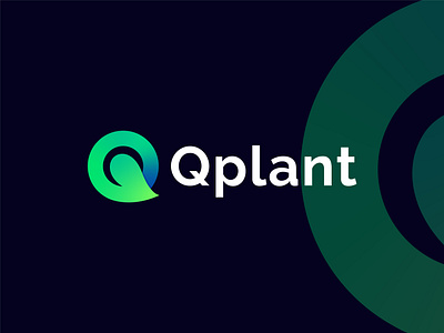 Qplant Logo Mark | Q Letter + Leaf Icon abstract logo agriculture apps icon brand identity branding eco gradient logo green leaf leaves modern logo monogram natural nature organic plant q letter symbol tree vegan