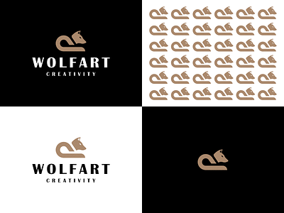 WOLF LOGO branding design graphic design icon illustration logo typography