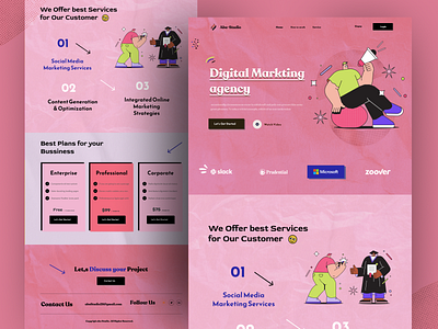 Retro : agency landing page design home page landing landing page landingpage retro retro design retro landing page retro ui retro website retroillustraion ui ux web web page webdesign website website design