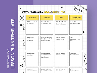 Preschool All About Me Lesson Plan Free Google Docs Template academy docs document free google docs templates free template free template google docs google google docs high lesson lessonplan plan preschool print printing school study studyplan template templates