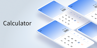 Daily UI (4) design a calculator app branding design illustration logo typography ui ux vector