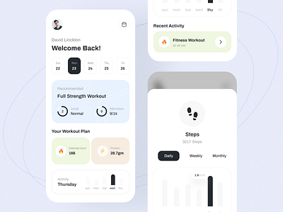Health activity tracker app by Mehedi Titas for UIHUT - UI UX Design ...
