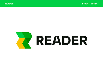 Reader logo brand identity branding icon identity logo logo mark logodesign logotype minimal modern logo vector