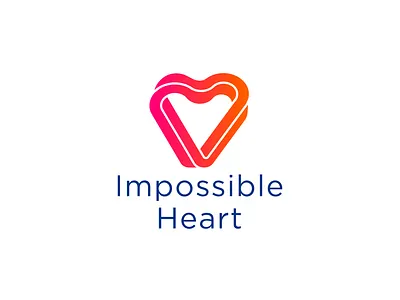 IMPOSSIBLE HEART branding graphic design logo