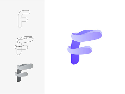 Letter F branding design f letter logo f logo f logo design f logos f symbol gradiant graphic design illustration letter f letter f logo lettermark logo logo logo color logo designer logodesign logomark modern f ui