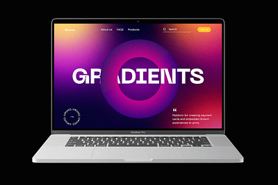 Gradient Textures - Landing Page 3d abstract abstract gradient agency animation branding design gradient gradient texture graphic design header home page logo texture trend 2021 trend 2022 ui web website